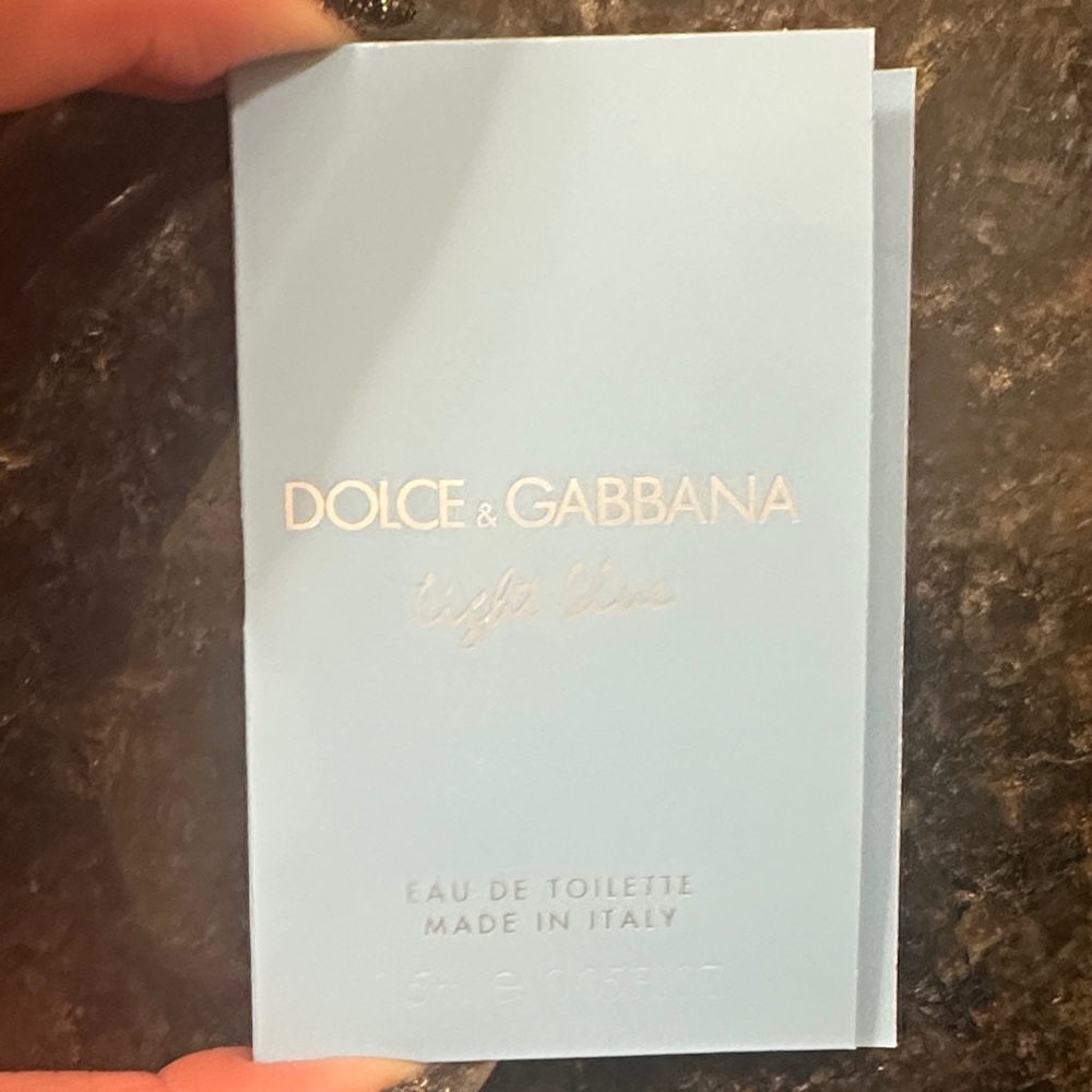 Dolce & Gabbana Light Blue Fragrance .05 fl oz New